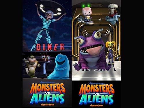 Monsters vs. Aliens videography, Nickelodeon